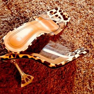 Leopard heels